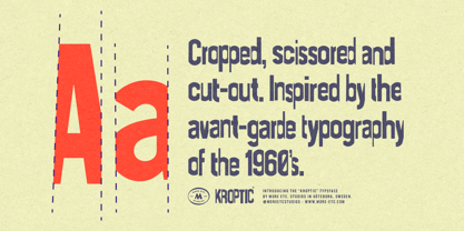 Kroptic Font Poster 3