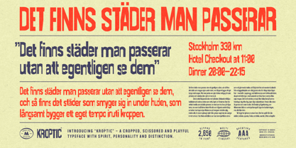 Kroptic Font Poster 7