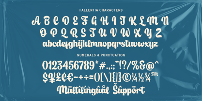 Fallentia Font Poster 6