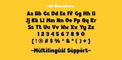 Bimo Toon Font Poster 9