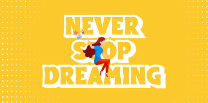 Bimo Toon Font Poster 5