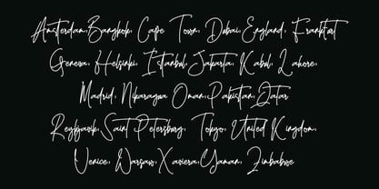 Berllianha Sostemhor Font Poster 2