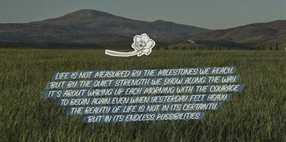 Say Lovely Full Caps Font Poster 2