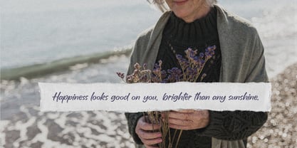 Say Lovely Full Caps Font Poster 9