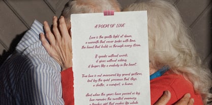 Say Lovely Full Caps Font Poster 10