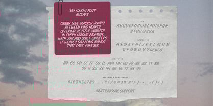 Say Lovely Full Caps Font Poster 13