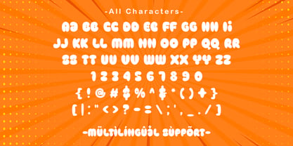 Bubble Foam Font Poster 9