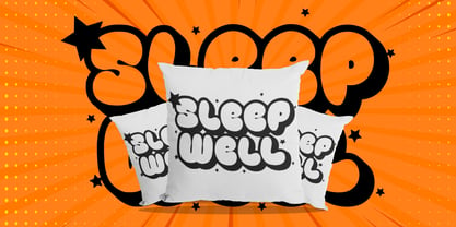 Bubble Foam Font Poster 4
