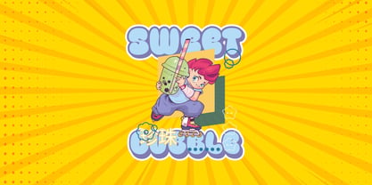 Bubble Foam Font Poster 7