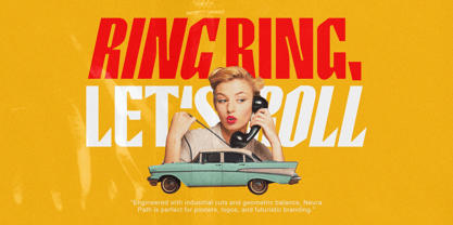 Neura Path Font Poster 7