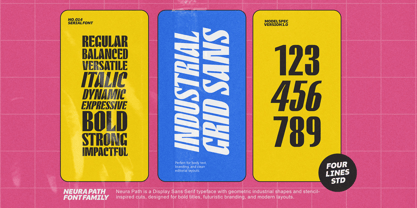 Neura Path Font Poster 2