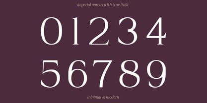 Imperial Aureas Font Poster 12