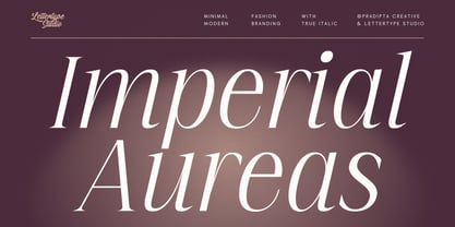 Imperial Aureas Font Poster 1