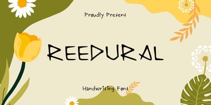 Reedural Font Poster 1