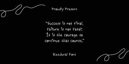 Reedural Font Poster 5