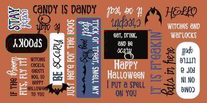 PN Ever Scary Font Poster 2