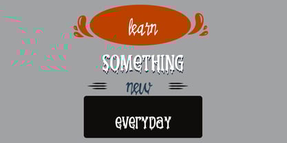 PN Ever Scary Font Poster 7