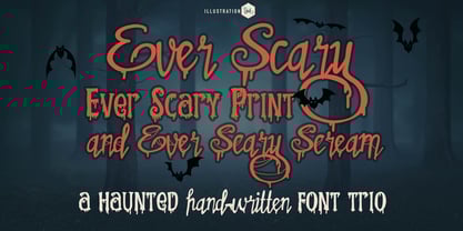 PN Ever Scary Font Poster 1
