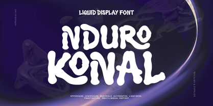 Nduro Konal Font Poster 1