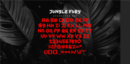Jungle Fury Font Poster 5