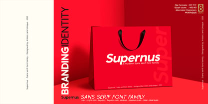 Supernus Font Poster 13