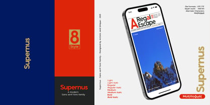 Supernus Font Poster 10