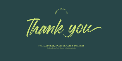 Megatter Breathin Font Poster 15