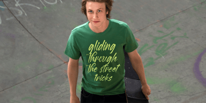 Megatter Breathin Font Poster 12