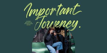 Megatter Breathin Font Poster 5