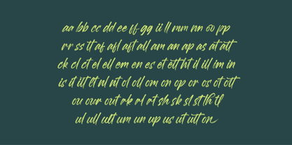 Megatter Breathin Font Poster 9