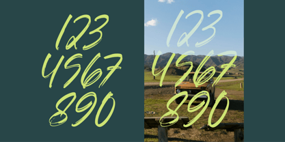 Megatter Breathin Font Poster 11