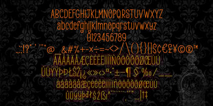 Raw Halloween Font Poster 4