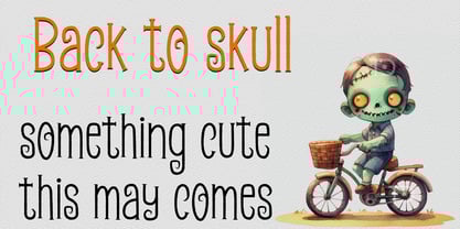 Raw Halloween Font Poster 2