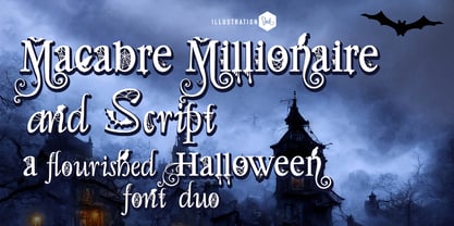 PN Macabre Millionaire Font Poster 1