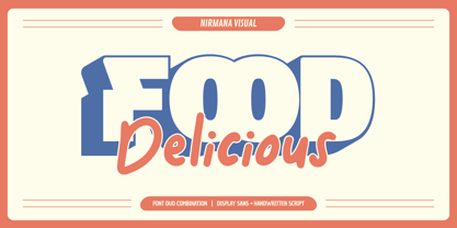 Food Delicious Font Poster 1