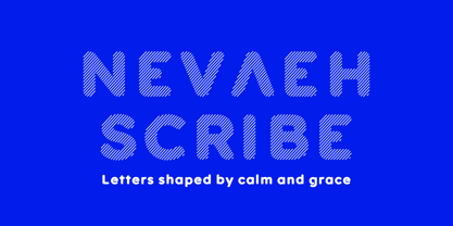 Nevaeh Scribe Font Poster 5