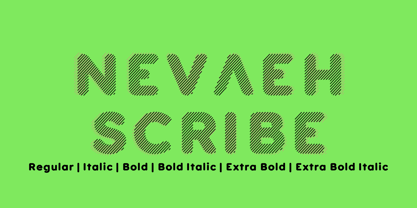 Nevaeh Scribe Font Poster 1