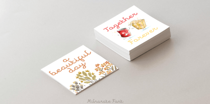 Milnarate Font Poster 4