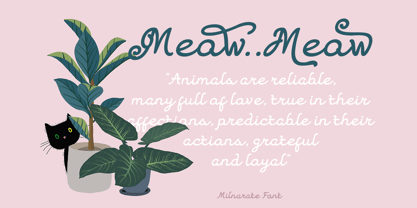 Milnarate Font Poster 6