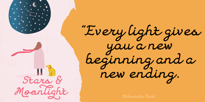 Milnarate Font Poster 7