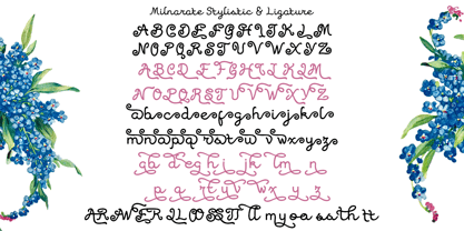 Milnarate Font Poster 5