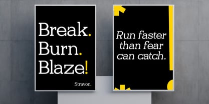 Stragon Font Poster 9