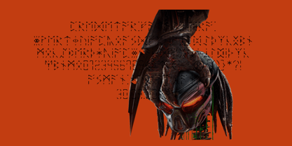 Ongunkan Anglo Saxon Predetor Font Poster 1