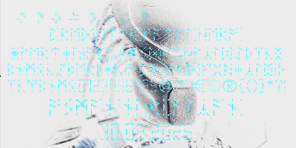 Ongunkan Anglo Saxon Predetor Font Poster 9