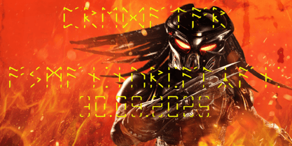 Ongunkan Anglo Saxon Predetor Font Poster 2