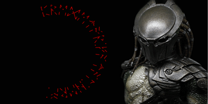 Ongunkan Anglo Saxon Predetor Font Poster 4