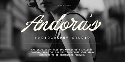 Black Editorial Script Font Poster 6