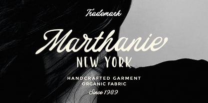 Black Editorial Script Font Poster 3