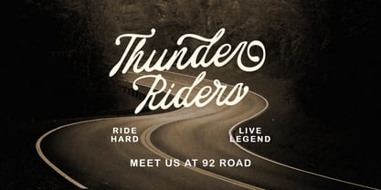 Black Editorial Script Font Poster 4