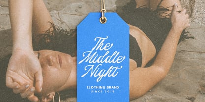 Black Editorial Script Font Poster 5